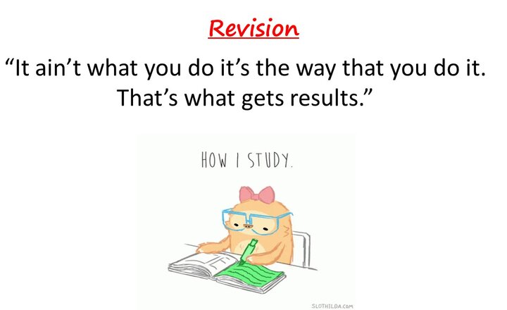 Image of Year 11 Revision Presentation