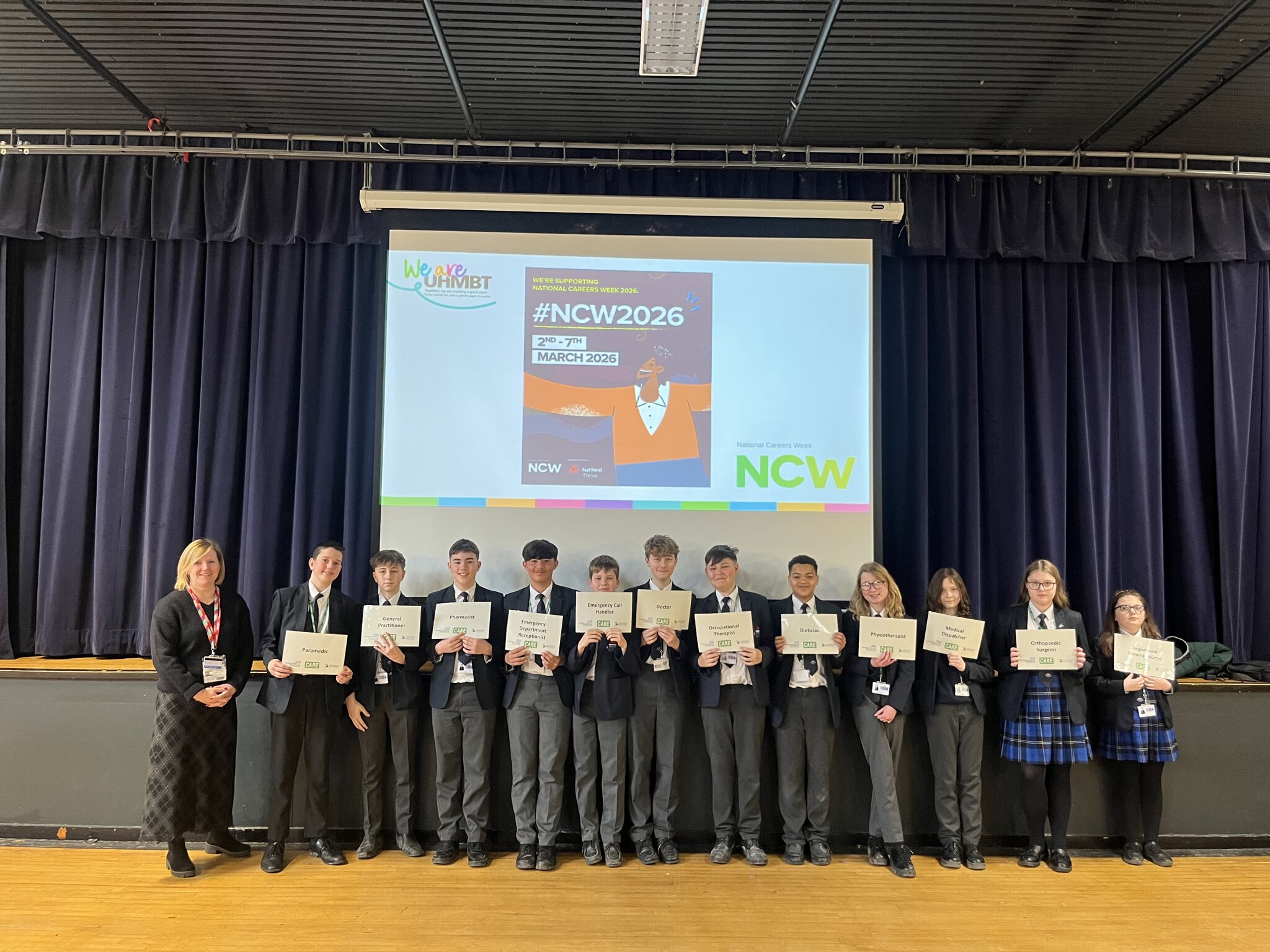 Image of Year 8 Explore NHS Careers During National Careers Week