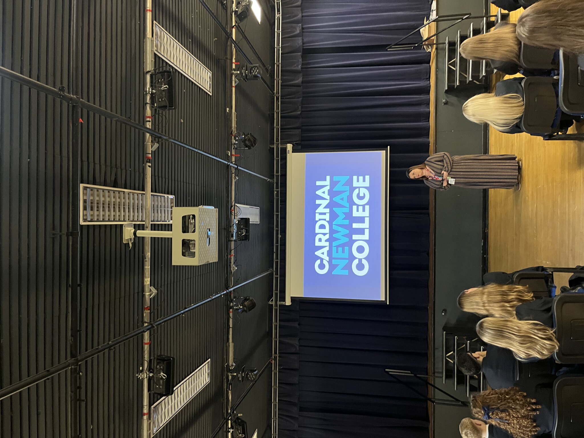 Image of Cardinal Newman College Connects with Future Students at Post-16 Assembly and Lunchtime Drop-In