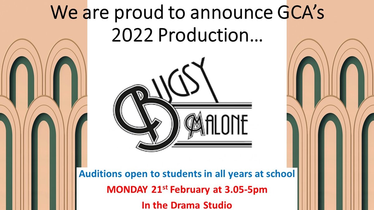 Image of Auditions - Bugsy Malone