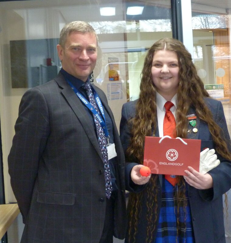 Student Appointed as a National Young Golf Ambassador Garstang