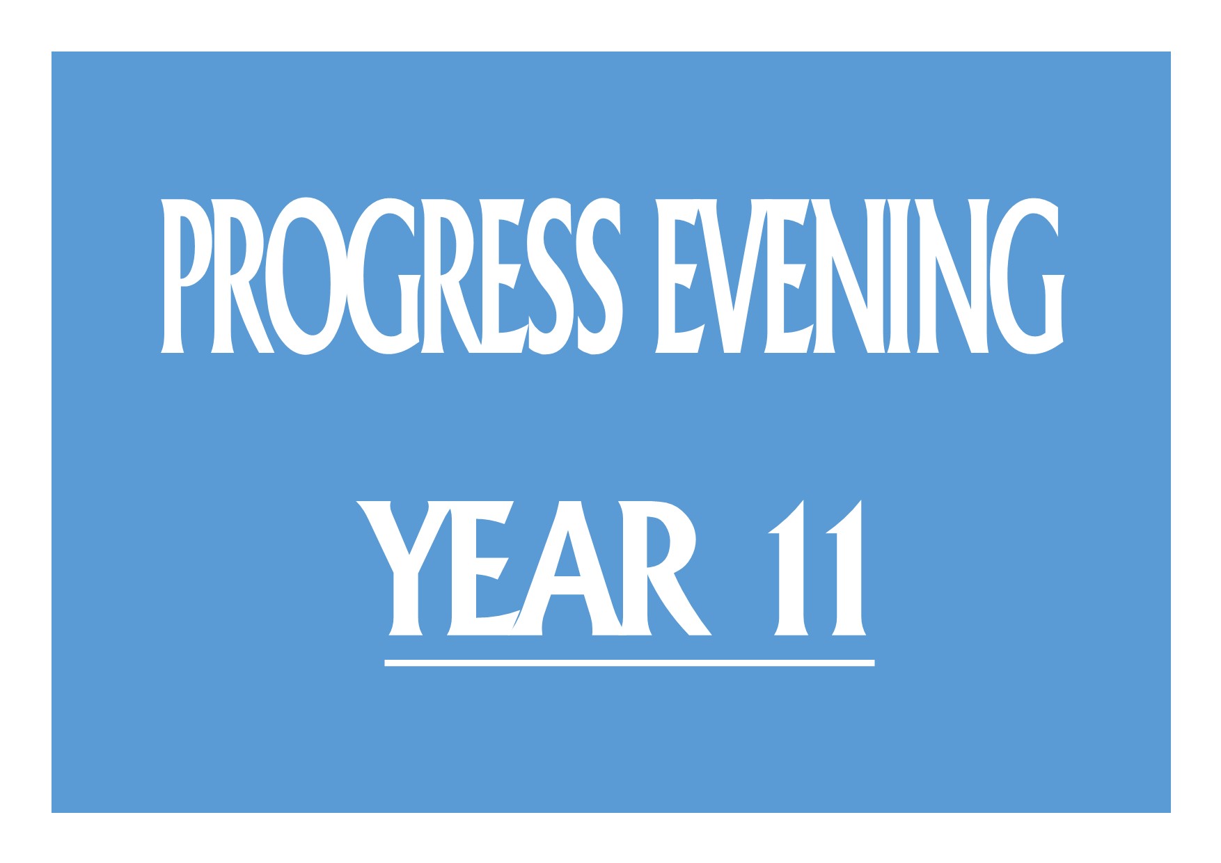 Image of Progress Evening