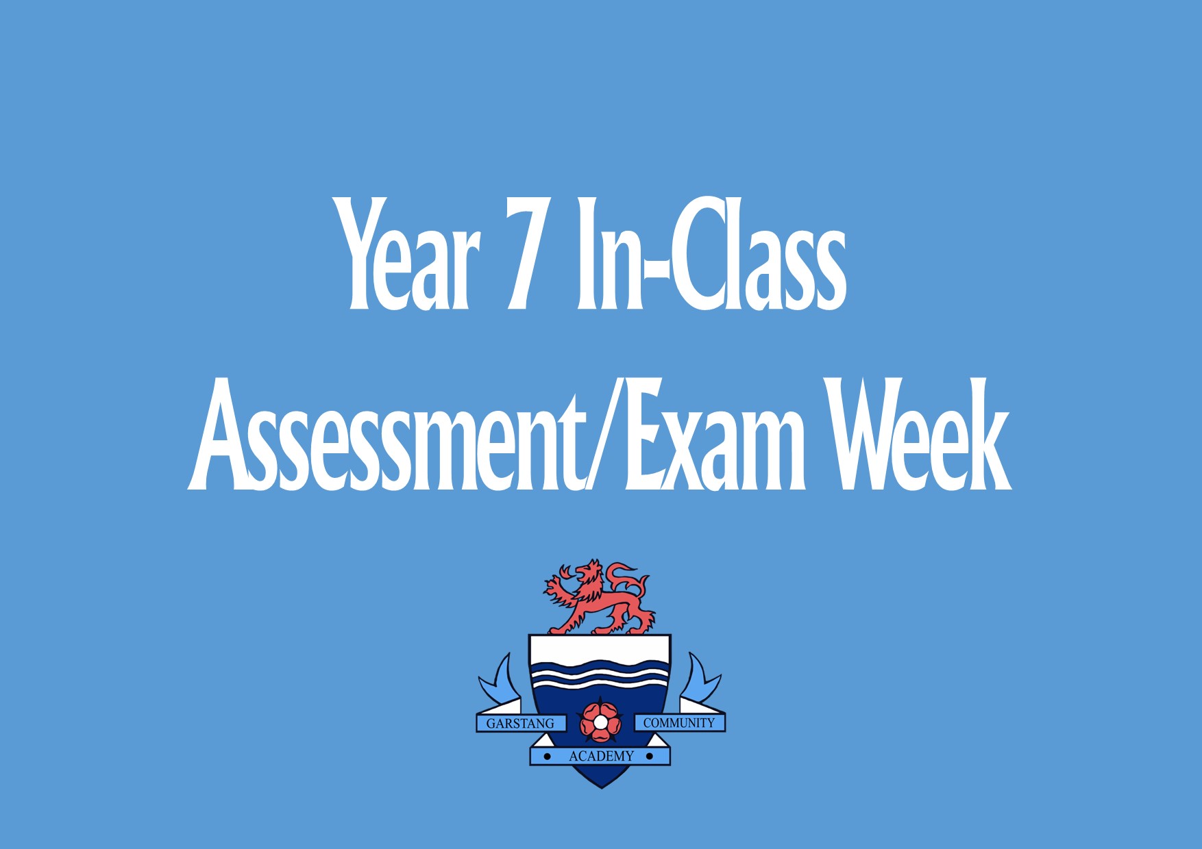 Image of Year 7 Assessment/Exam Week