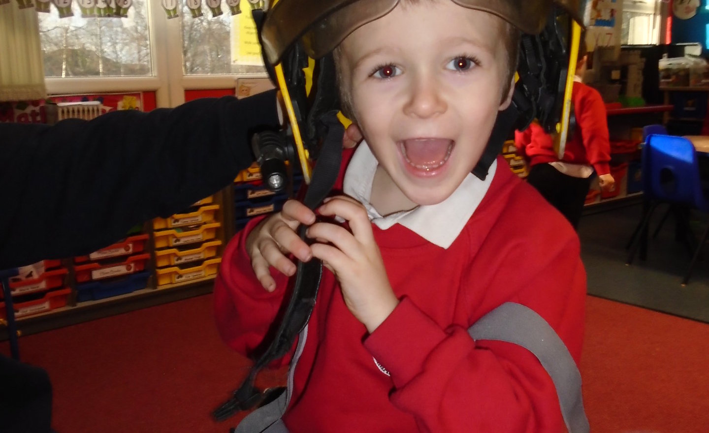 Image of The Fire Service Visit Reception Class