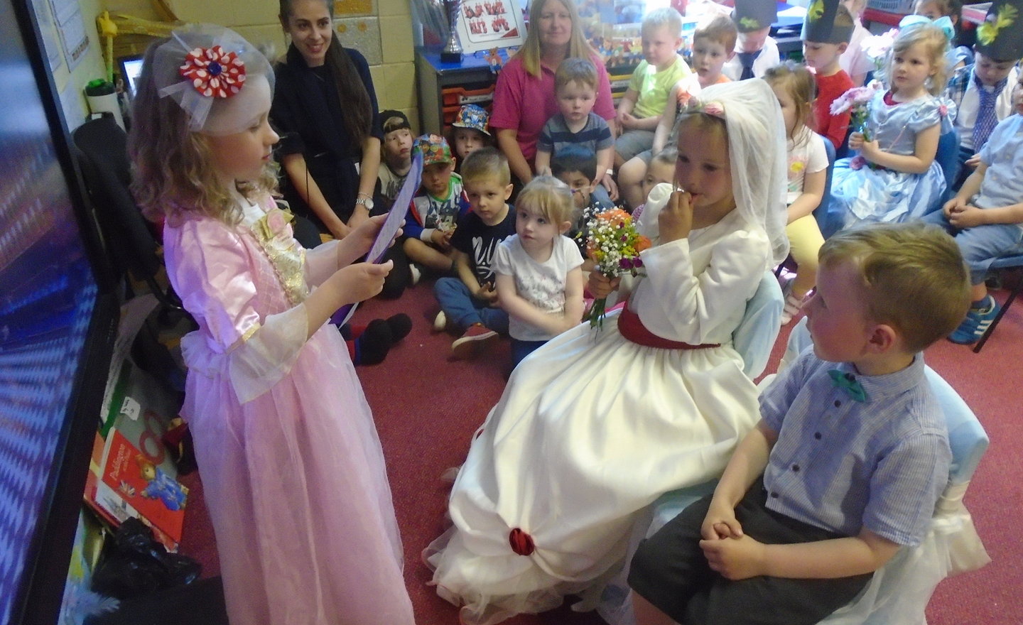 Image of The Royal Wedding in Reception Class