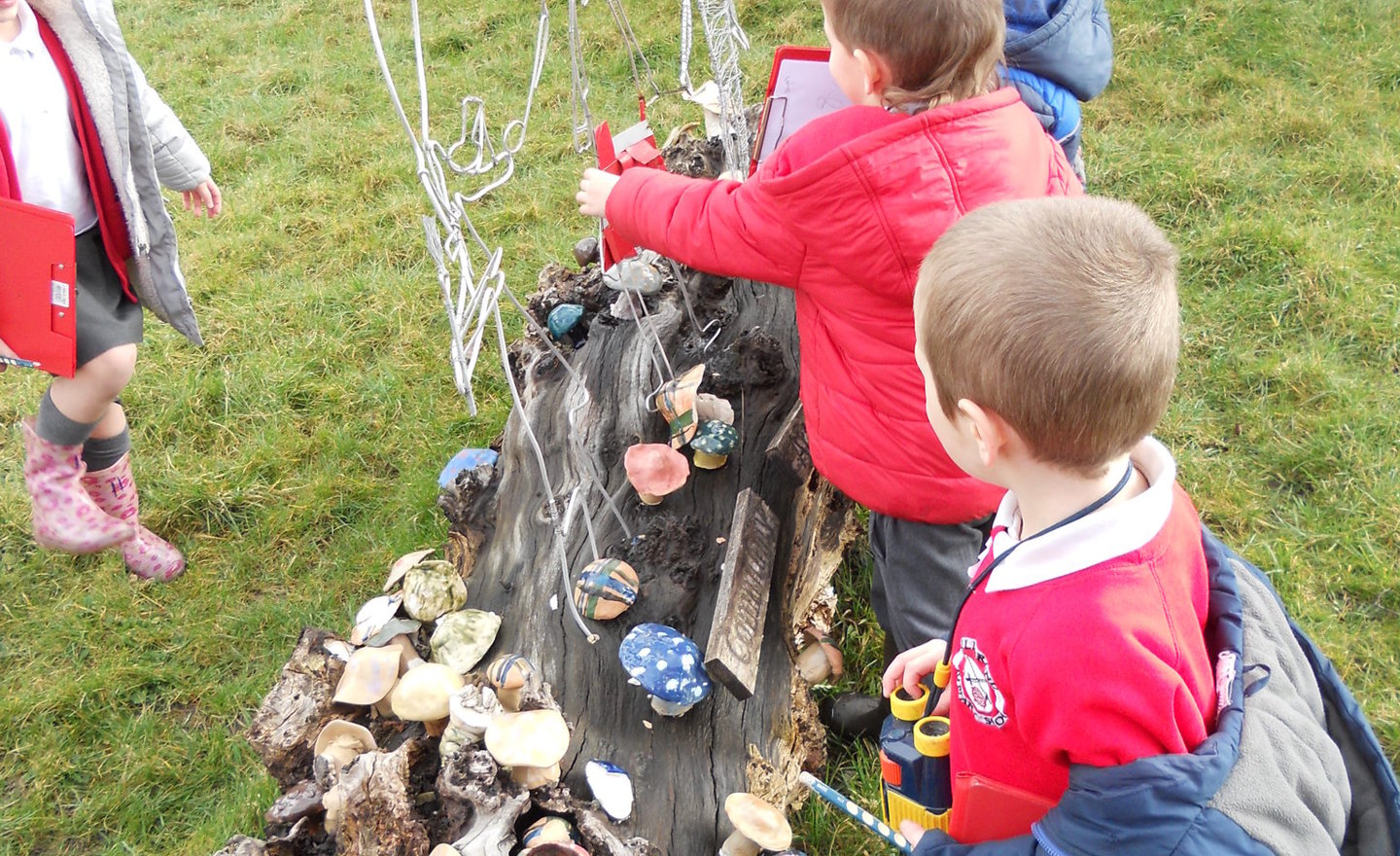 Image of Reception Class have an 'Egg'-citing time!