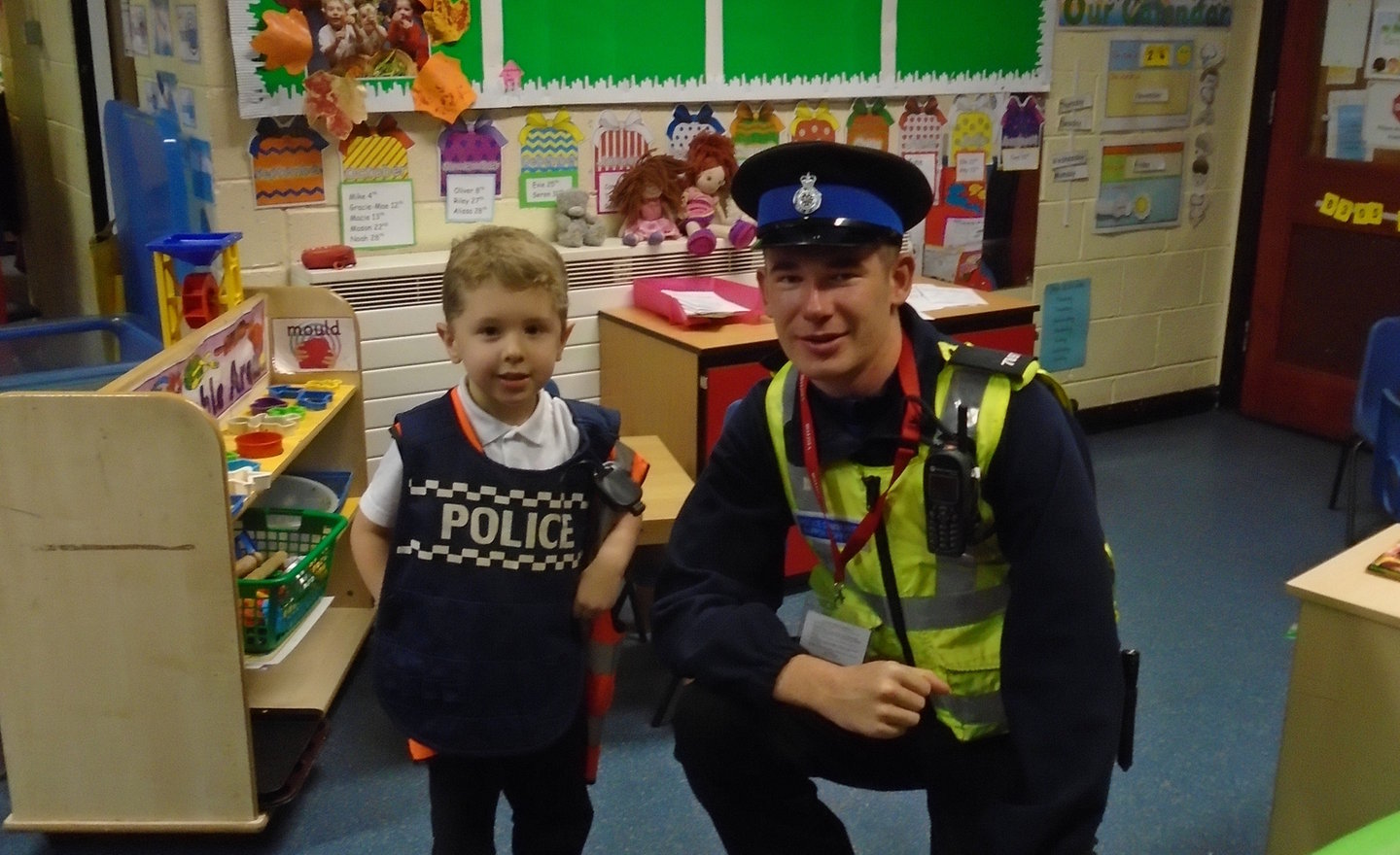 Image of Reception Class-visit from the police!