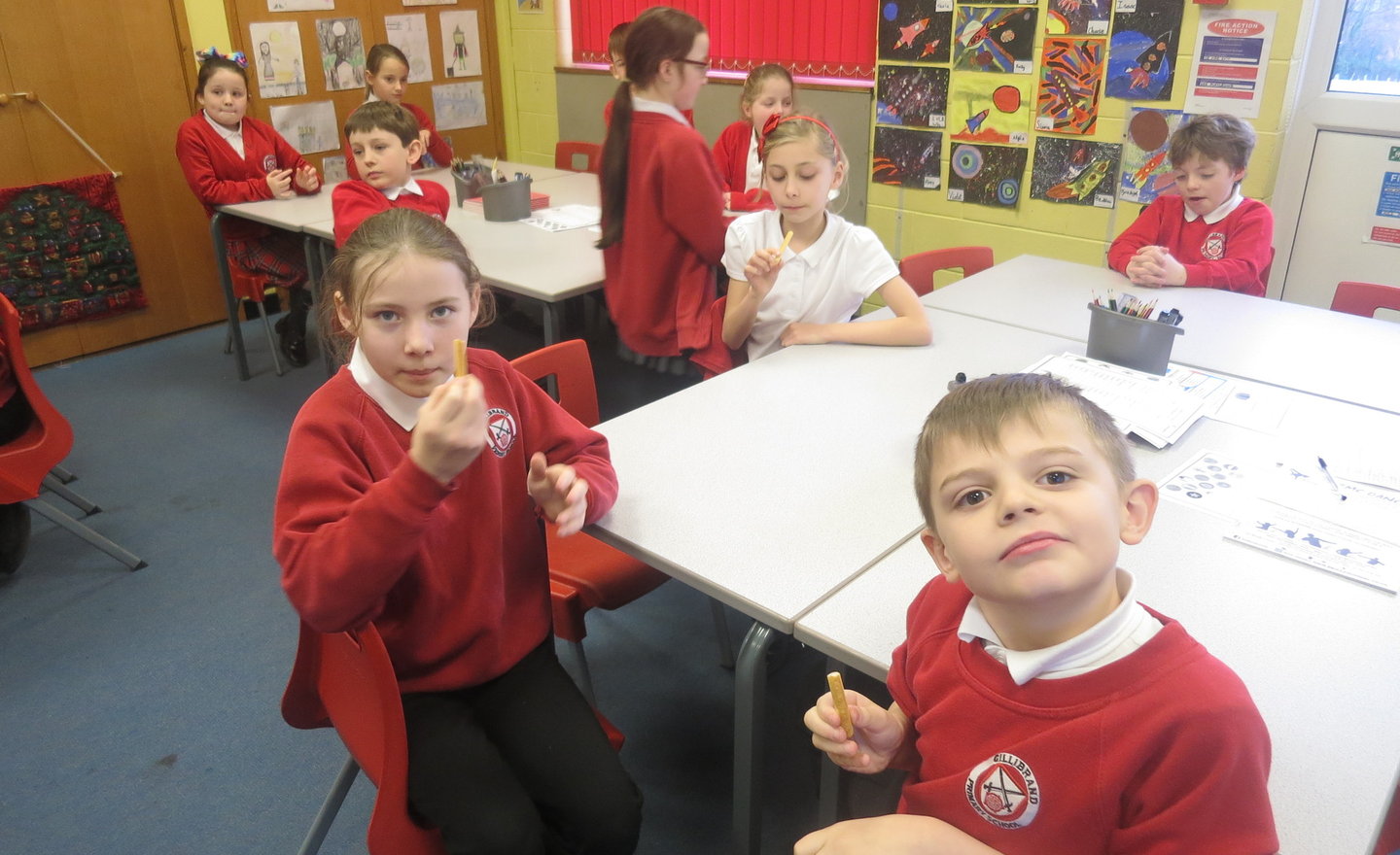 Image of Tasting foods in Year 5