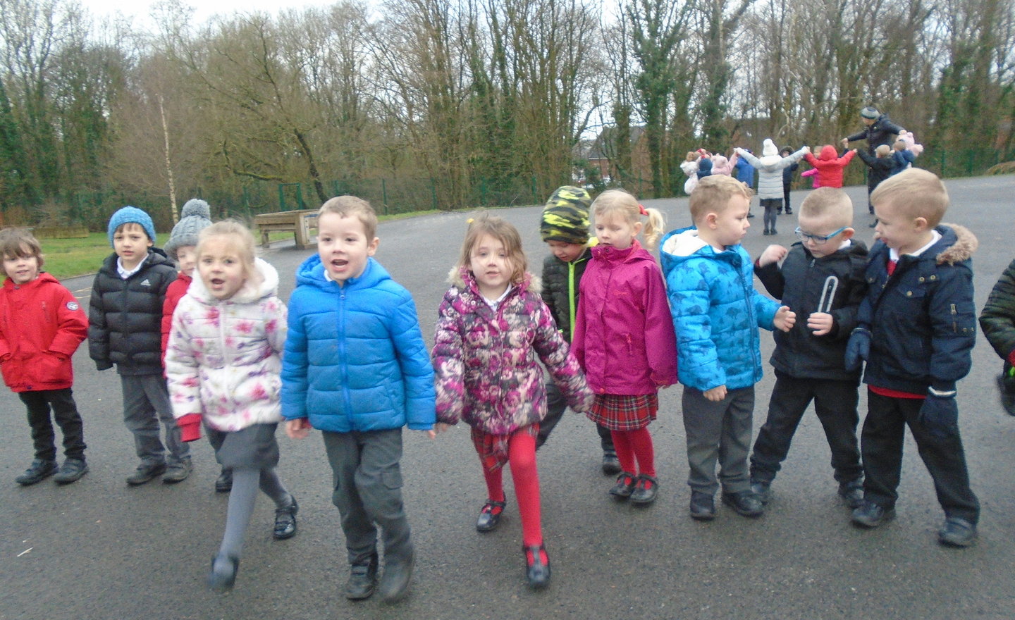 Image of Playground games in Reception Class