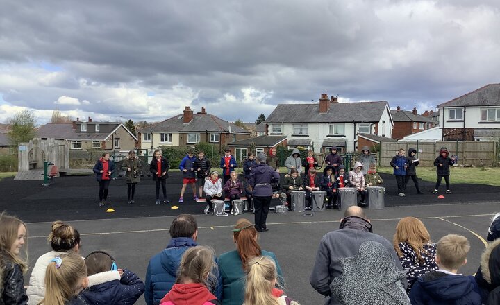 Image of Year 5 Samba Drumming