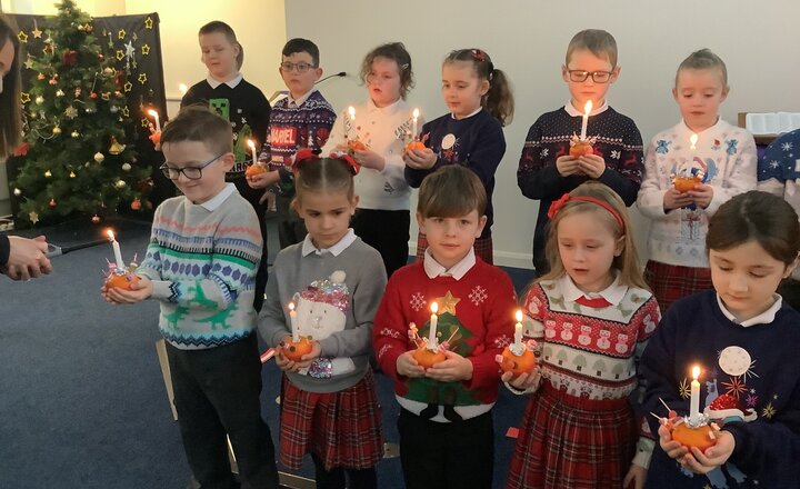 Image of Y2 Christingle Service at Trinity Methodist Church