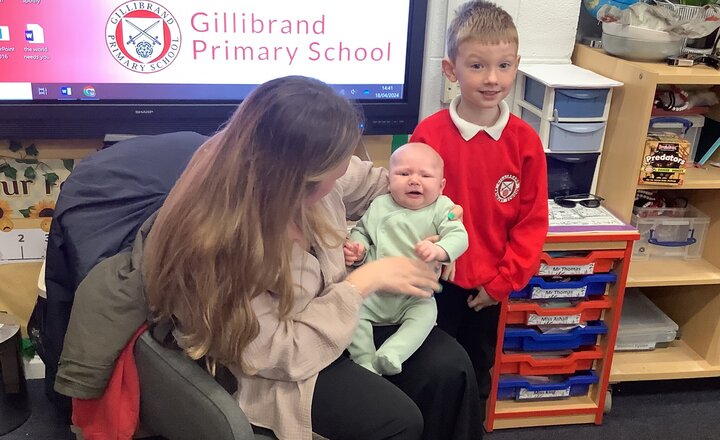 Image of Year 2 baby visit science lesson! 