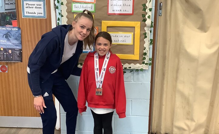 Image of Sports Week 2024 - Olympic Skier visits Gillibrand!