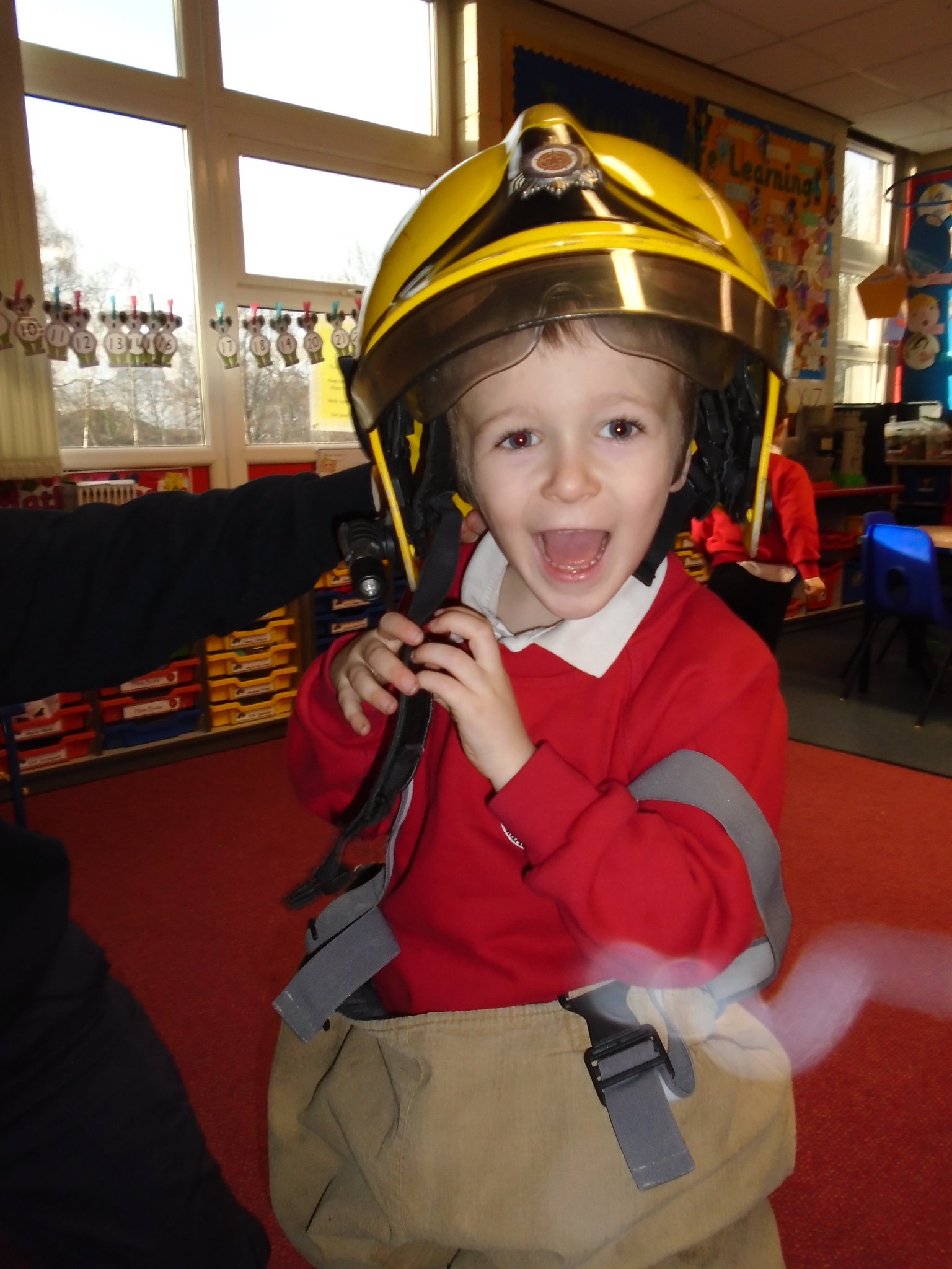 Image of The Fire Service Visit Reception Class