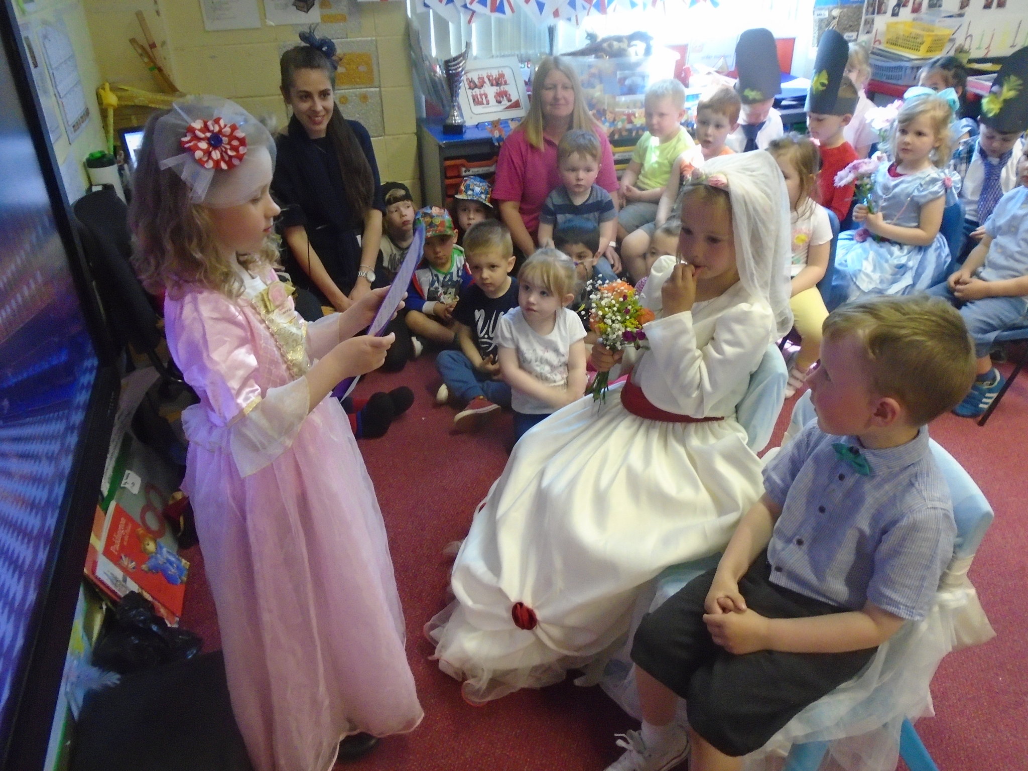 Image of The Royal Wedding in Reception Class