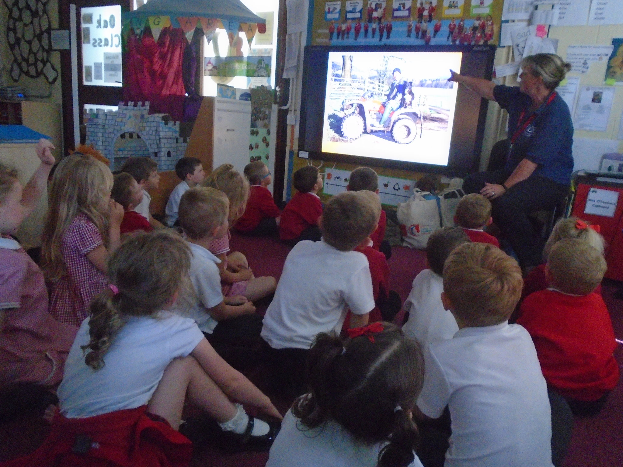 Image of Reception Class meet Katie from the Farm