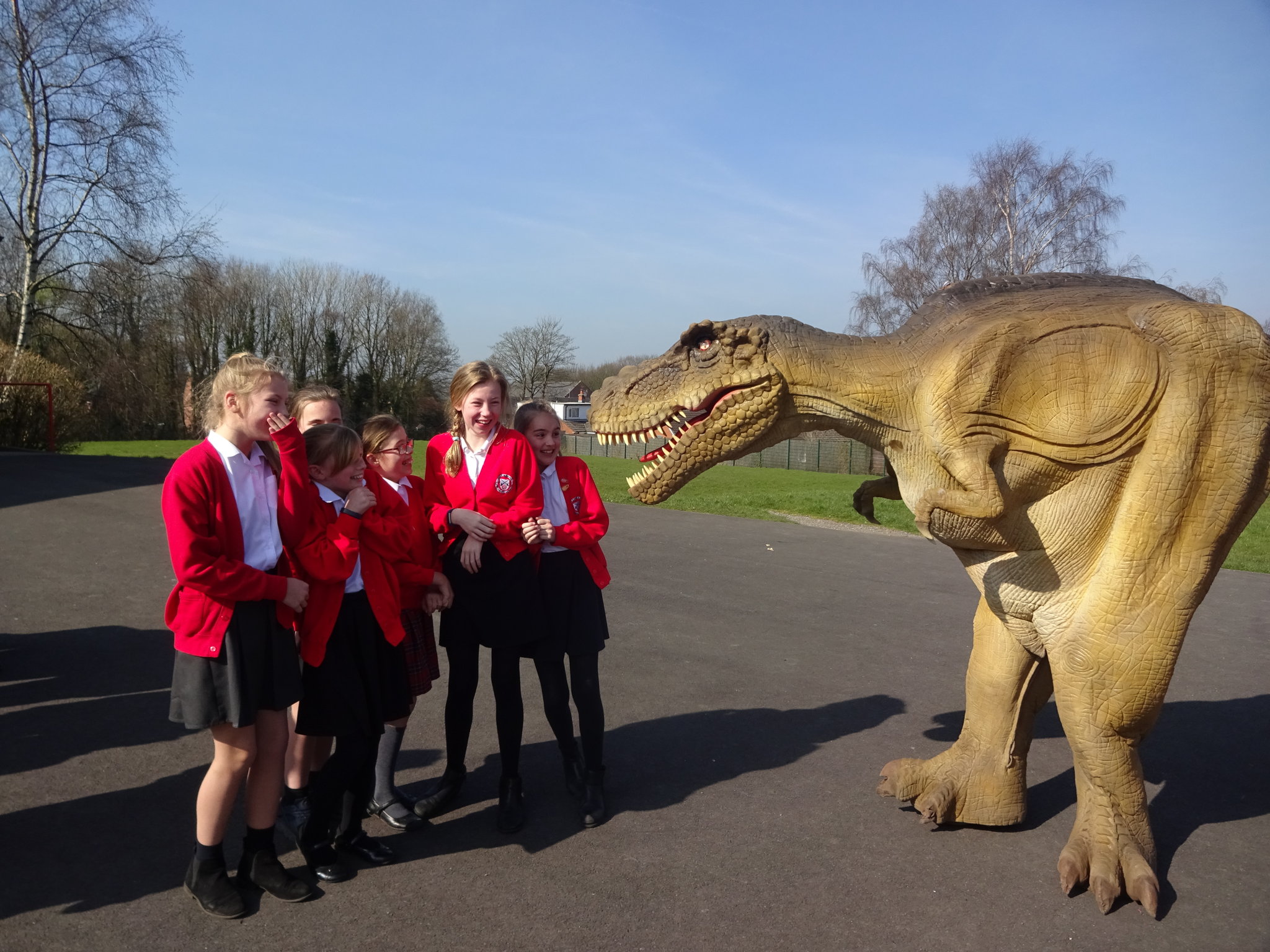 Image of Dinosaur at School