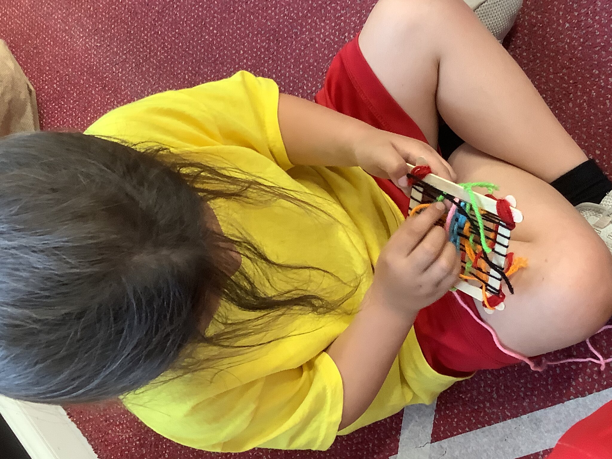 Image of Reception Class Weaves Magic in Art Project Inspired by Sheila Hicks