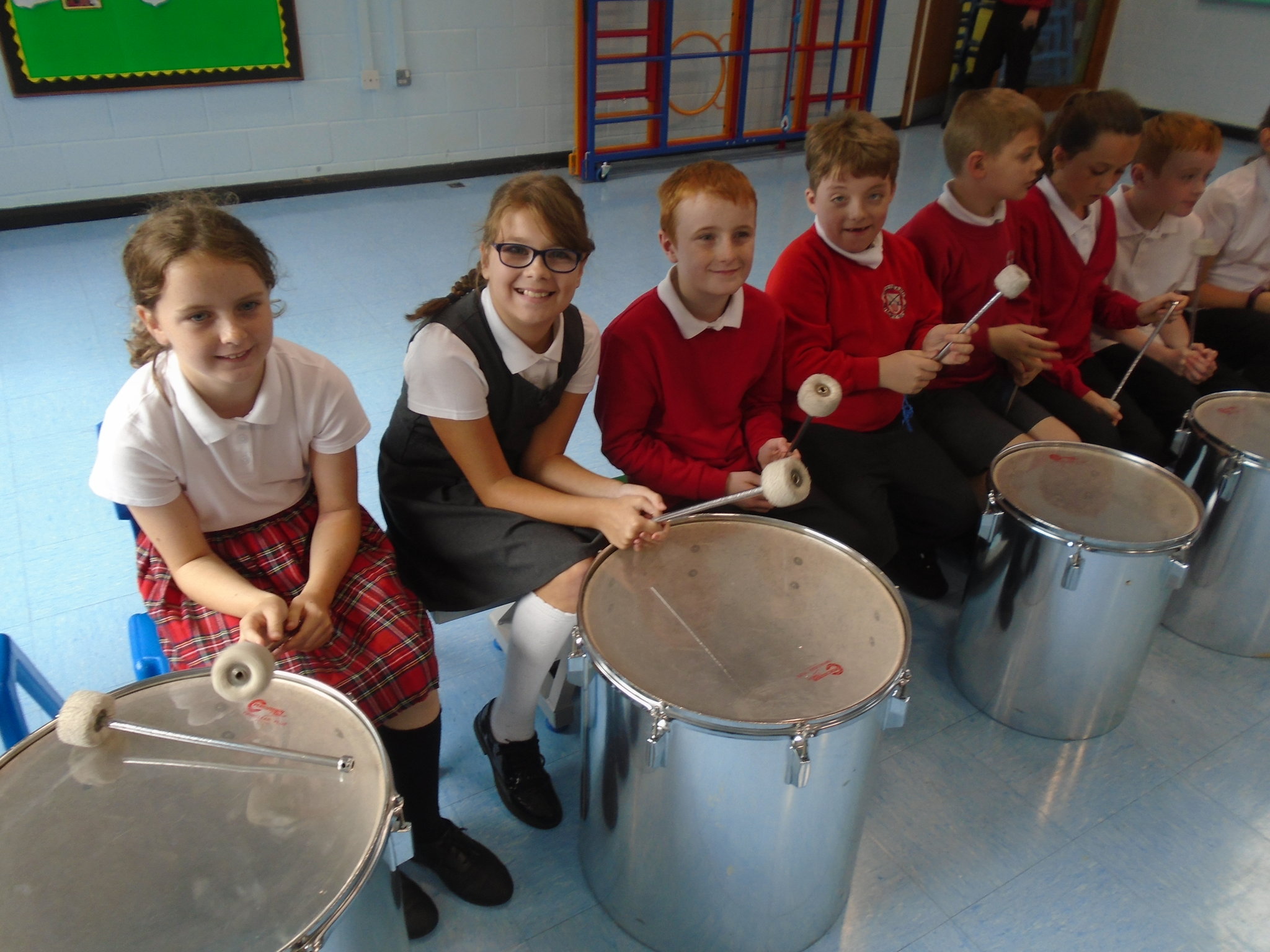 Image of Samba Drumming in Year 6