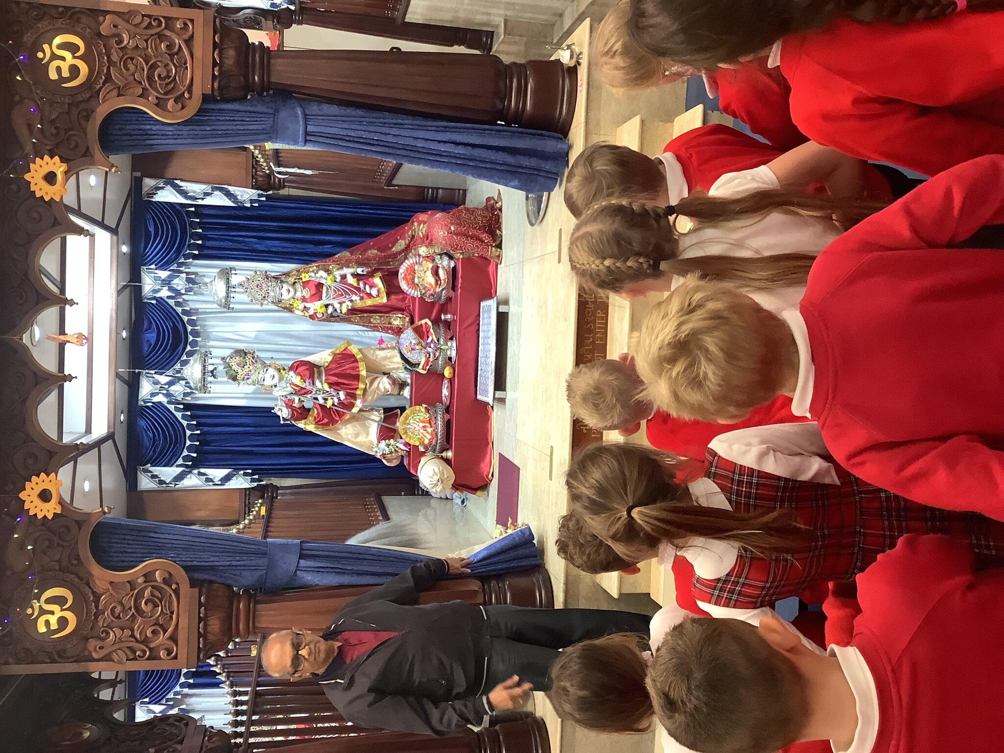 Image of Year 3 visit to the Hindu Temple