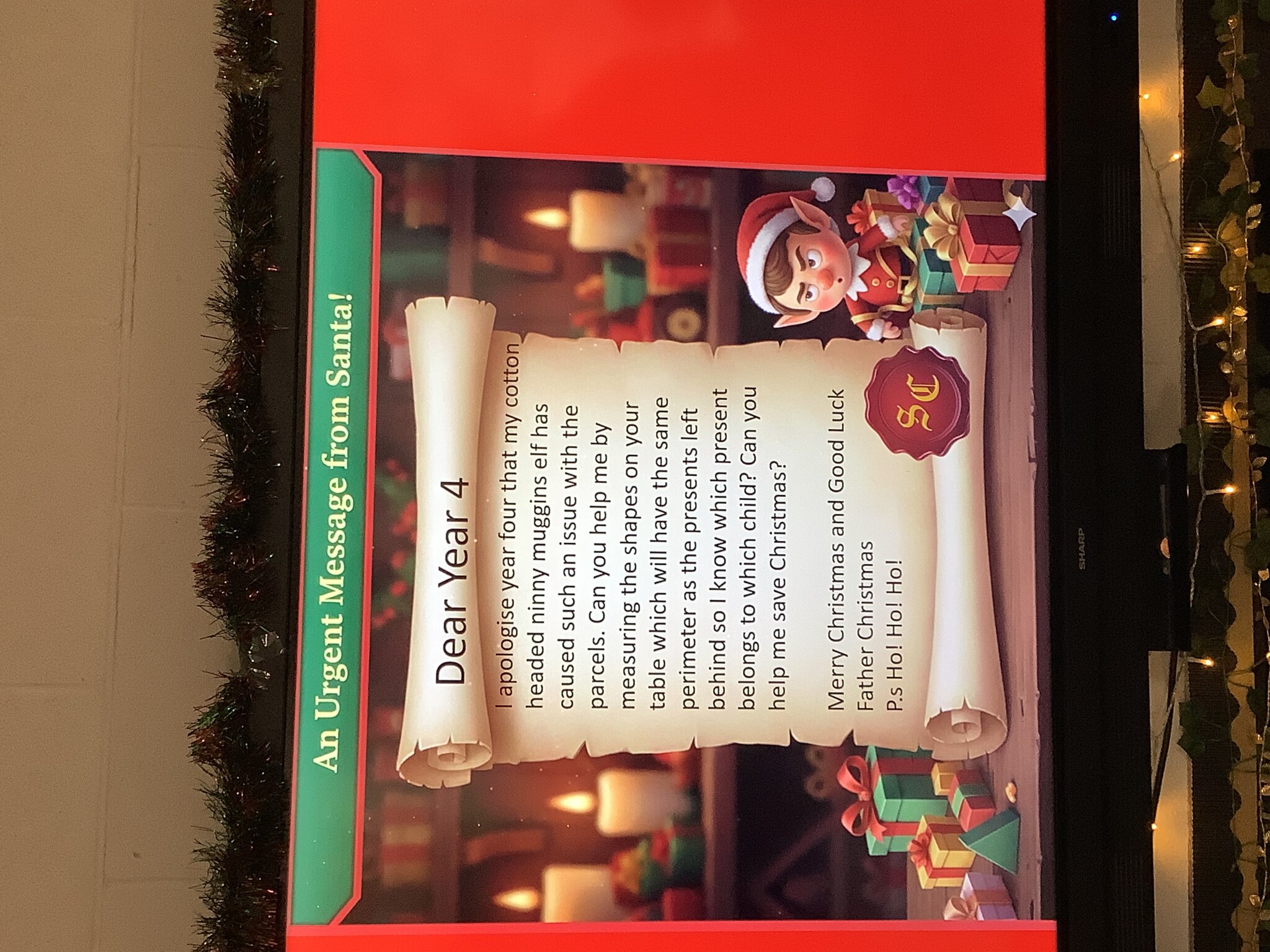 Image of Christmas Maths in Year Four