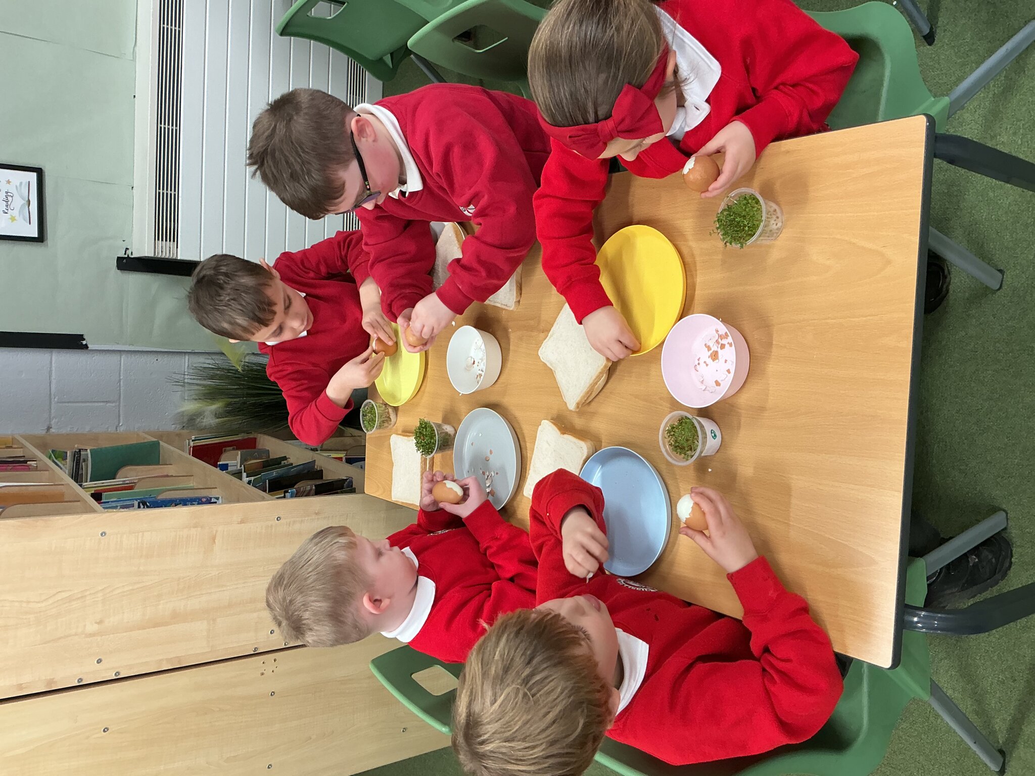 Image of Reception practice fine motor skills for World Handwriting Day