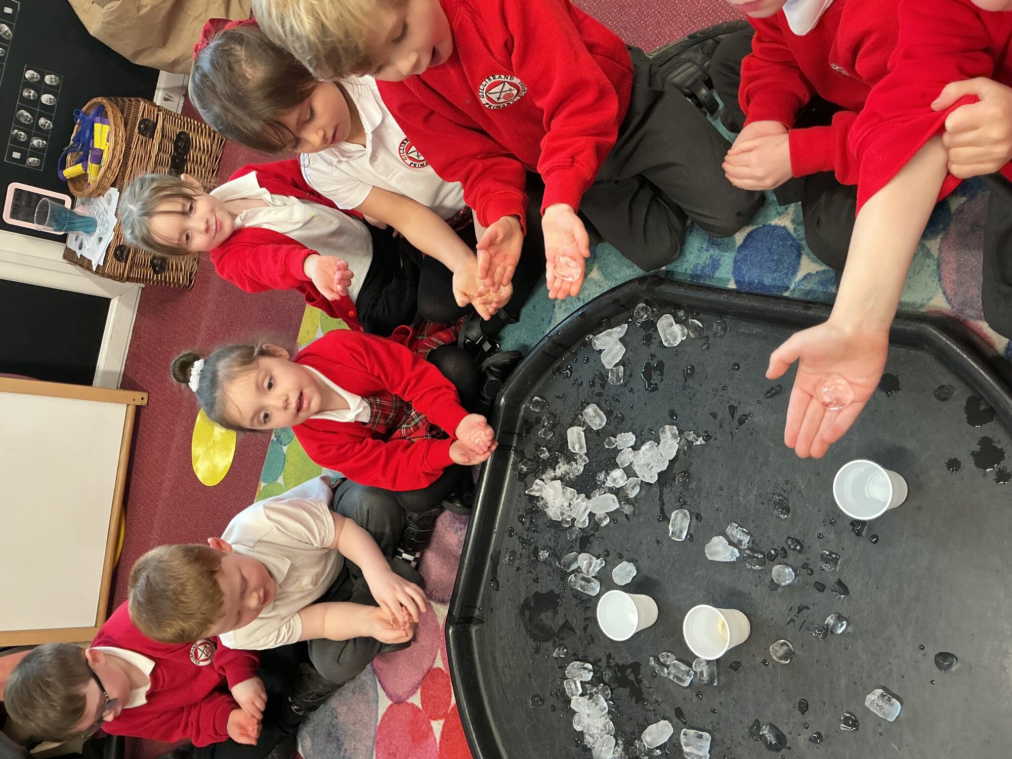 Image of Reception experiment with ice