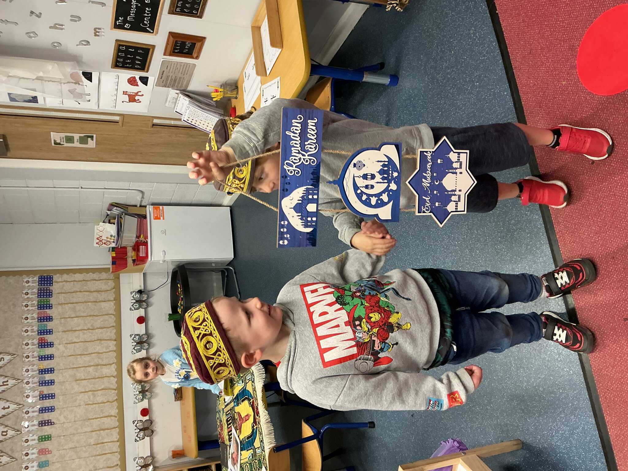 Image of Reception and Year 1 celebrate Eid