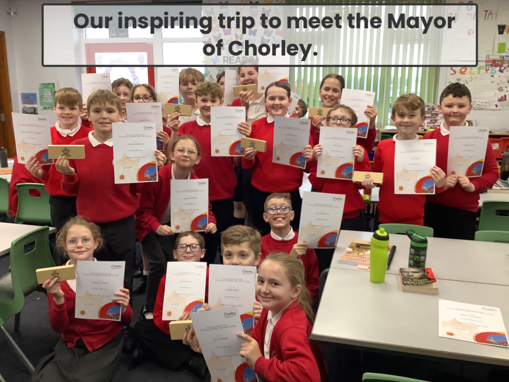 Image of Trip to Mayor's Parlour in Chorley 