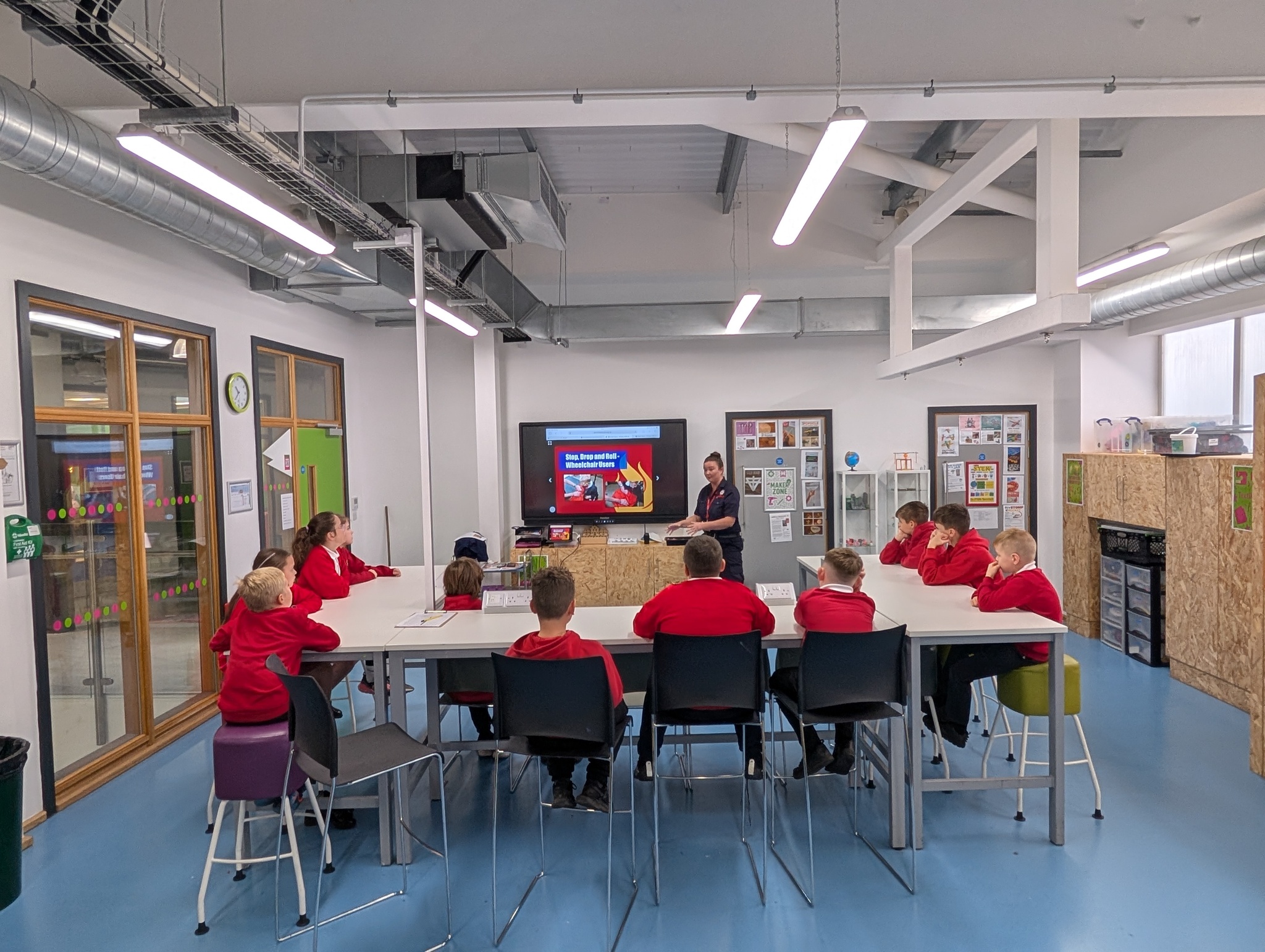 Image of Year 5 and 6 visit to Cruical Crew
