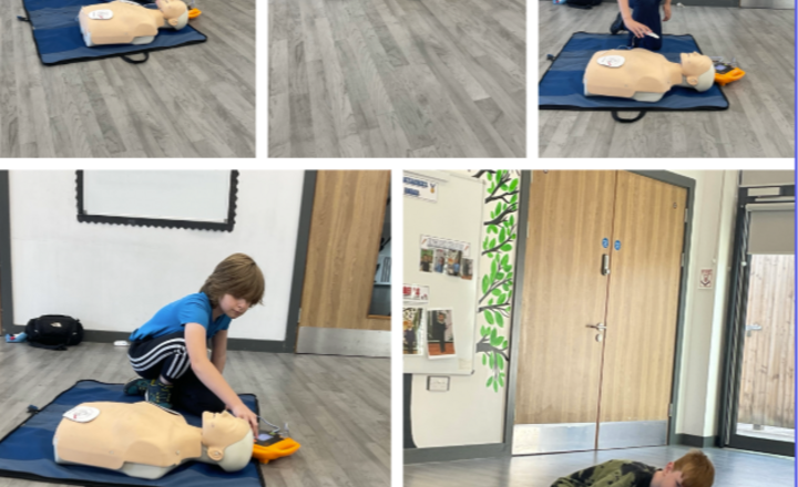 Image of CPR with UK Military School