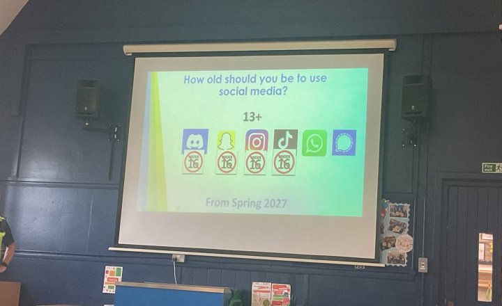 Image of Online Safety presentation