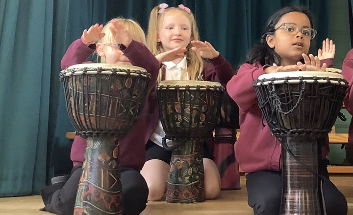Image of Year 1 Drumming Performance
