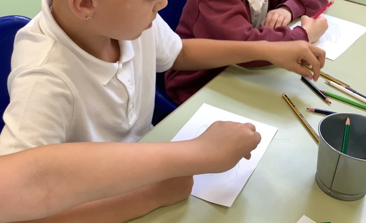 Image of Year 2 Children Look Ahead to Junior School