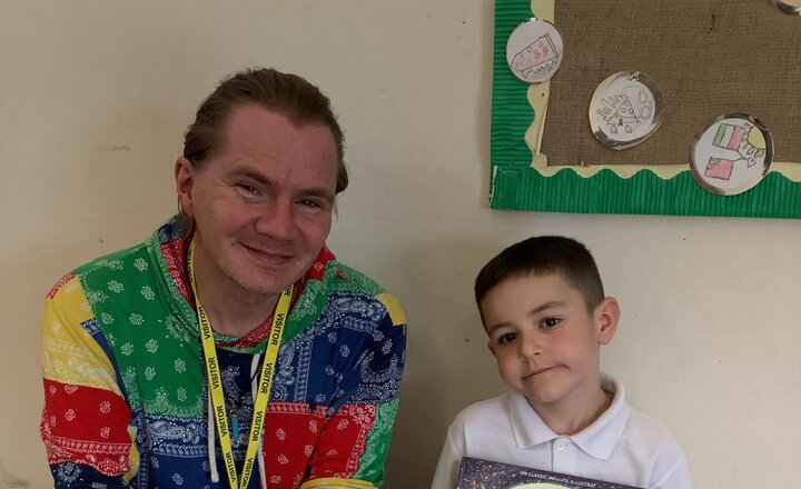 Image of Author and Illustrator Steve Anthony Visit