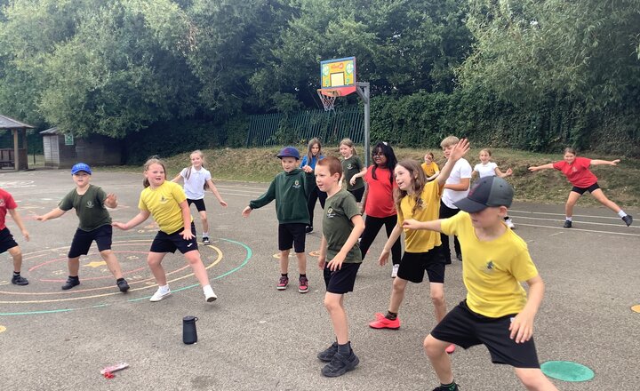 Image of Year 4 Zumba Session