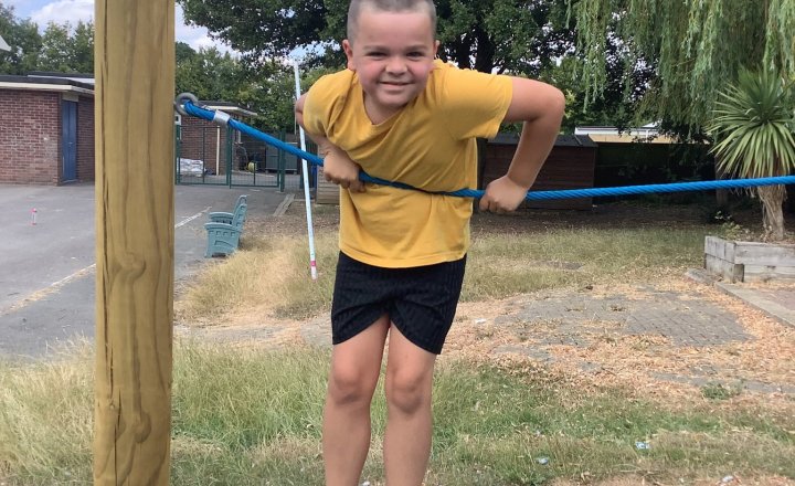 Image of Pupils Enjoy Exciting New Play Equipment