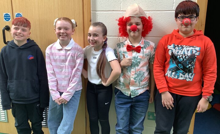 Image of Crazy Hair Day for Red Nose Day 