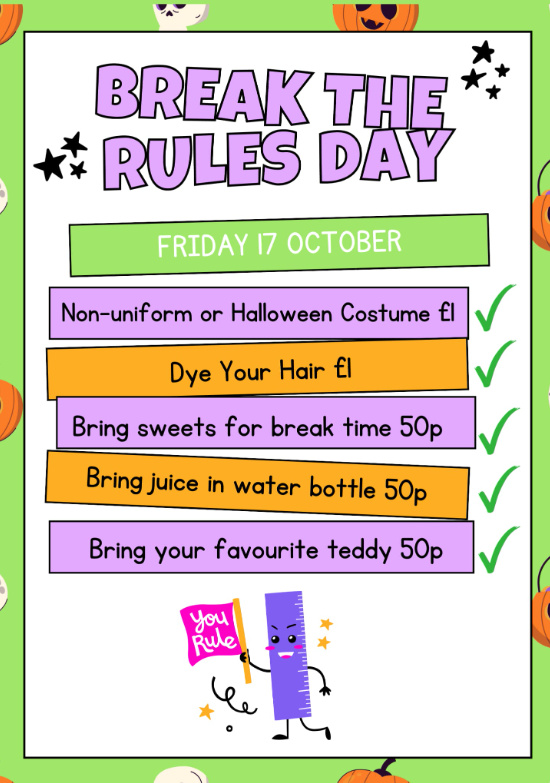 Image of Friends of Grange Moor Break the Rules Fundraiser Day 17th October 2025