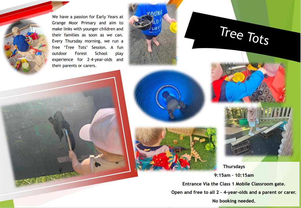 Image of Tree Tots every Thursday 9:15am - 10:15am