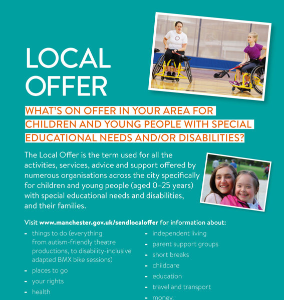 Image of News For SEND Families From Manchester Local Offer