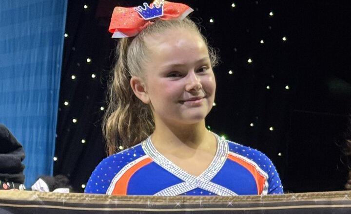 Image of Charlotte Set to Represent the UK at Prestigious Cheer and Gymnastics Events