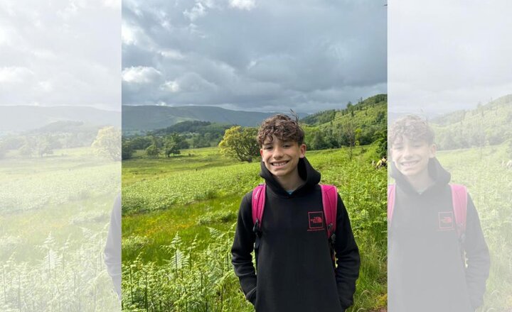 Image of Year 8 Student Harrison Raises Over £1,000 for Alder Hey Children's Hospital with Epic Hike