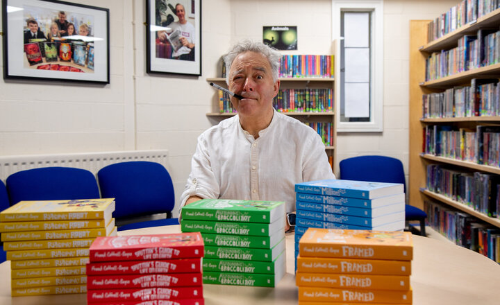 Image of Frank Cottrell-Boyce Visits Year 8 