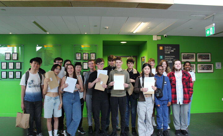 Image of Celebrating  fantastic results for our Year 13 results