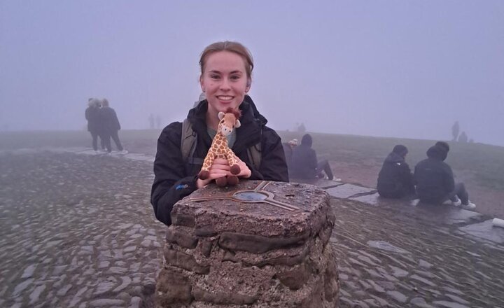 Image of Amy Conquers the Edale Skyline in Support of Kenya Expedition