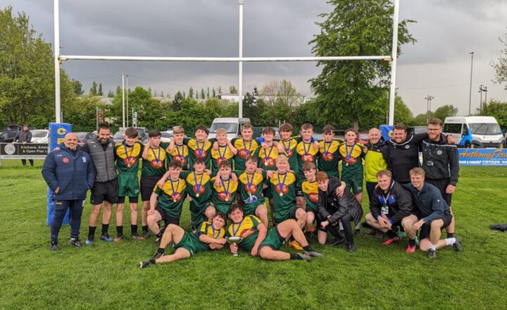 Image of Great Sankey Year 11 rugby league team complete the double to become the dominant force in the game