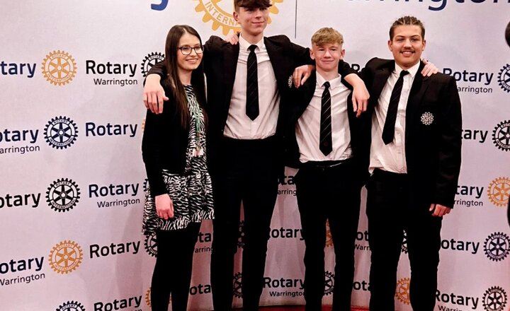 Image of Great Sankey High School Shines at Rotary Warrington District Youth Speaks Competition