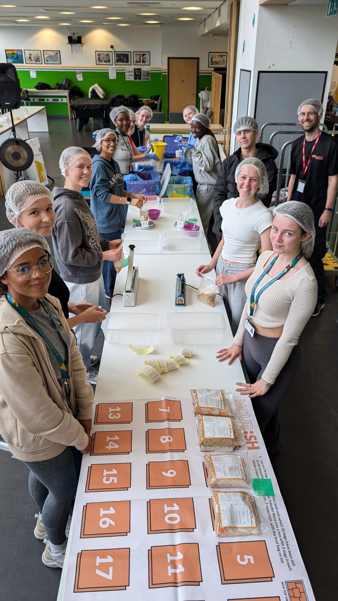 Image of Students Pack 5,000 Meals for Children in Need Through Million Meals Project