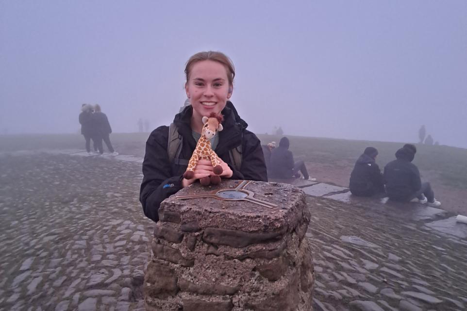 Image of Amy Conquers the Edale Skyline in Support of Kenya Expedition